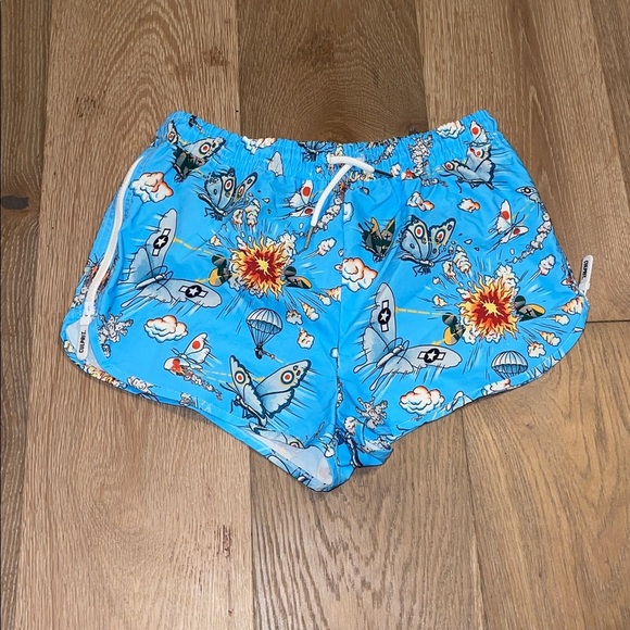 culprit Other - Culprit swim shorts side zip size small summer beach vacation